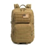 Military Tactical Backpack Large 3 Day Assault Pack Army Bug Out Bag Backpack w/4 Patches
