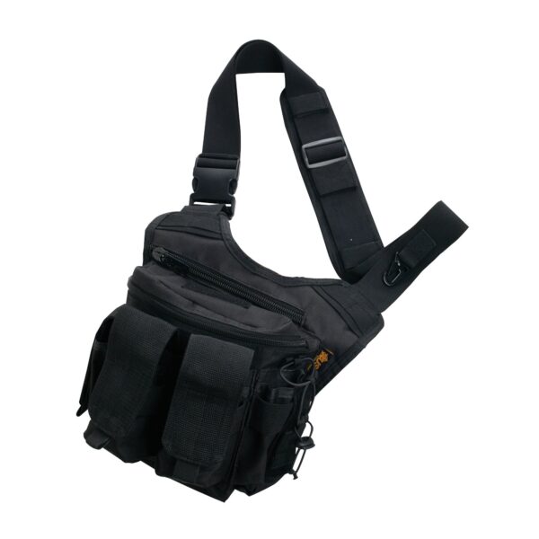 Us Peacekeeper Rdp Rapid Deployment Pack Bag Two Double Rifle Mag Pouches Black